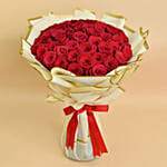 50 Valentine Roses Bouquet