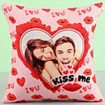 Kiss Day Special Personalised Cushion