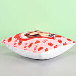 Kiss Day Special Personalised Cushion