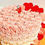 Pink Valentines Day Fairy Cake