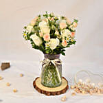 Radiant Love Medley Arrangement in Crystal Embrace Vase