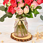 Valentine Wish Flowers in Vase