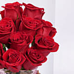 Valentine's Roses Elegance Vase