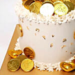 Happy Bday Money Pulling Cake