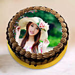 Personalised Yummy Chocolate Ganache Cake 6 Inches