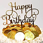 Happy Bday Money Pulling Cake