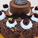 Happy Father's Day Black Forest Cake 8 Inches