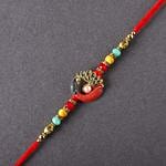 Sneh Aesthetic Colourful Pearls Rakhi