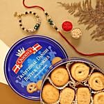 Sneh Bhaiya Bhabhi Rakhi Set & Danish Butter Cookies