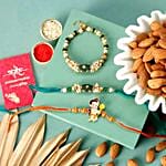 Sneh Classic Family Rakhi Set & Almonds
