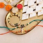 Sneh Classic Family Rakhi Set & Kaju Katli