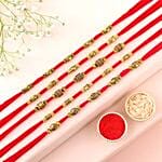 Sneh Classy Brass Mauli Rakhis