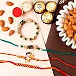 Sneh Enchanting Rakhi Set With Almonds & Chocolates