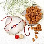 Sneh Evil Eye Red Rakhi & Almonds