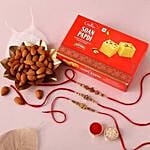 Sneh Feng Shui Rakhi Set With Soan Papdi & Almonds