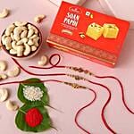 Sneh Feng Shui Rakhi Set With Soan Papdi & Cashews