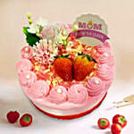 Blossoming Love Mothers Day Chocolate Cake 6 Inches