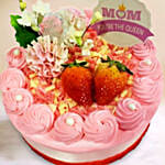 Blossoming Love Mothers Day Chocolate Cake 6 Inches