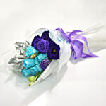 Blue Rose Eustoma Blossom Bunch