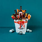 Bucket Full Of Beer N Munchies