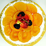 Colourful Tulips Bunch And Chocolate Cake