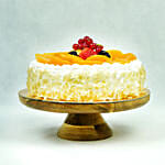 Colourful Tulips Bunch And Chocolate Cake