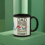 Dad Qualities Personalised Mug