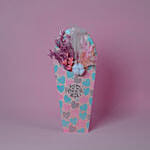 Dry Flowers Sleeve Bag for Valentine