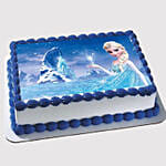 Elsa Photo Fondant Cake