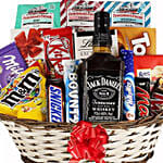 Exotic Snacks Whiskey Hamper