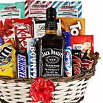 Exotic Snacks Whiskey Hamper