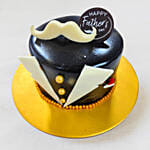 Father's Day Moustache Chocolate Mousse Cake