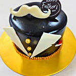 Father's Day Moustache Chocolate Mousse Cake