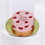 Forever Rose & teddy Dome with Cake