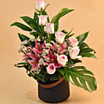 Graceful Mixed Flowers Arrangement