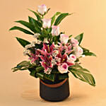 Graceful Mixed Flowers Arrangement