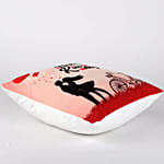 Happy Kiss Day Cushion