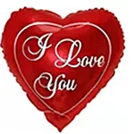 Love Expressions Pink And Red Roses Bouquet With I Love You Balloon For Valentines Day