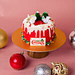 Merry Christmas Chocolate Mousse Cake