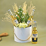 Mixed Flowers & Beer White Box