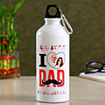 Personalised I Love Dad Bottle