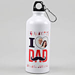 Personalised I Love Dad Bottle