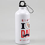 Personalised I Love Dad Bottle