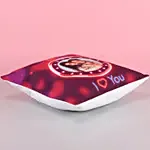 Personalised I Love You Led Cushion