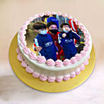 Personalised Vanilla Raspberry Cake 6 Inches