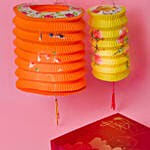 Pure Lotus Single Yolk Mooncakes And Traditional Lantern Set