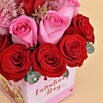 Valentines Day Roses Vase
