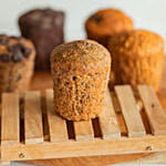 Wholemeal Banana Muffins 6 Pcs