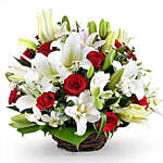 Lovely Basket Of Flowers