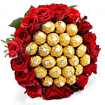 Big Bunch of Chocolates N Roses